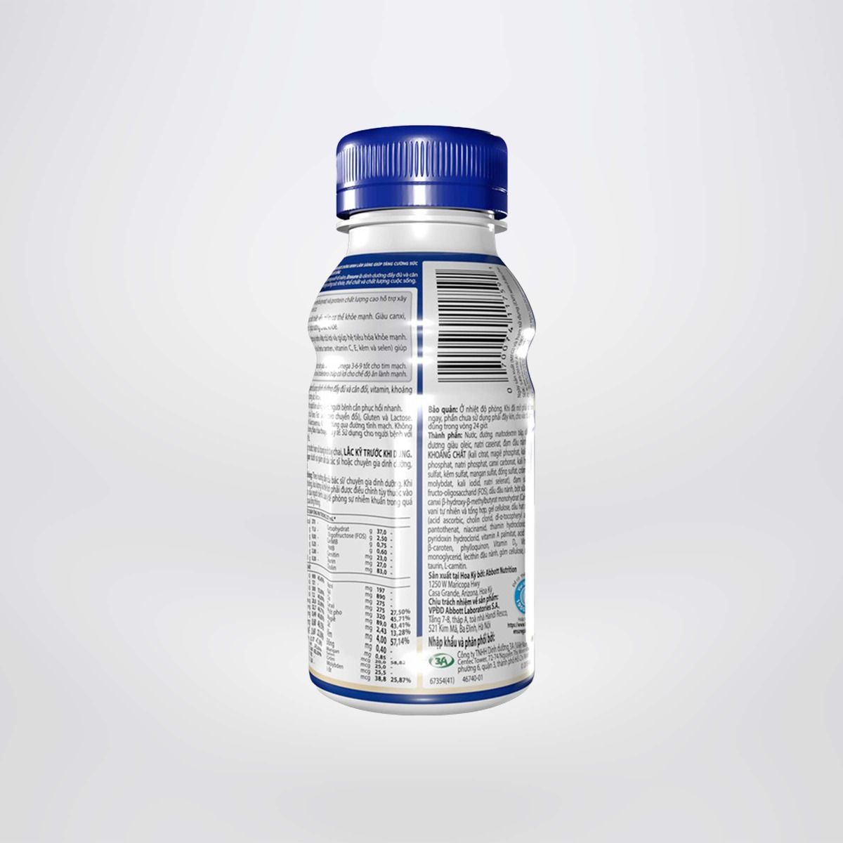 Thùng 24 chai sữa nước Ensure Vani 237ml giúp hệ tiêu hóa khỏe mạnh