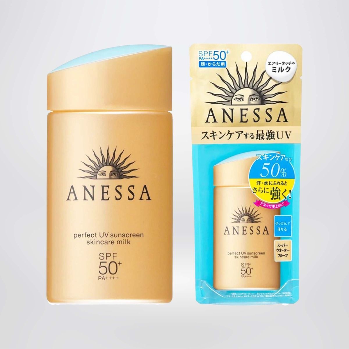 Kem chống nắng dạng sữa dưỡng da bảo vệ hoàn hảo Anessa Perfect UV Skincare Milk SPF 50+ PA++++ 60ml