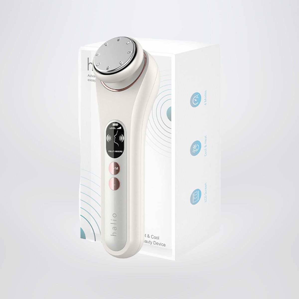 Máy Đẩy Tinh Chất Halio Ion Hot & Cool Beauty Device Nâng Cơ Mặt