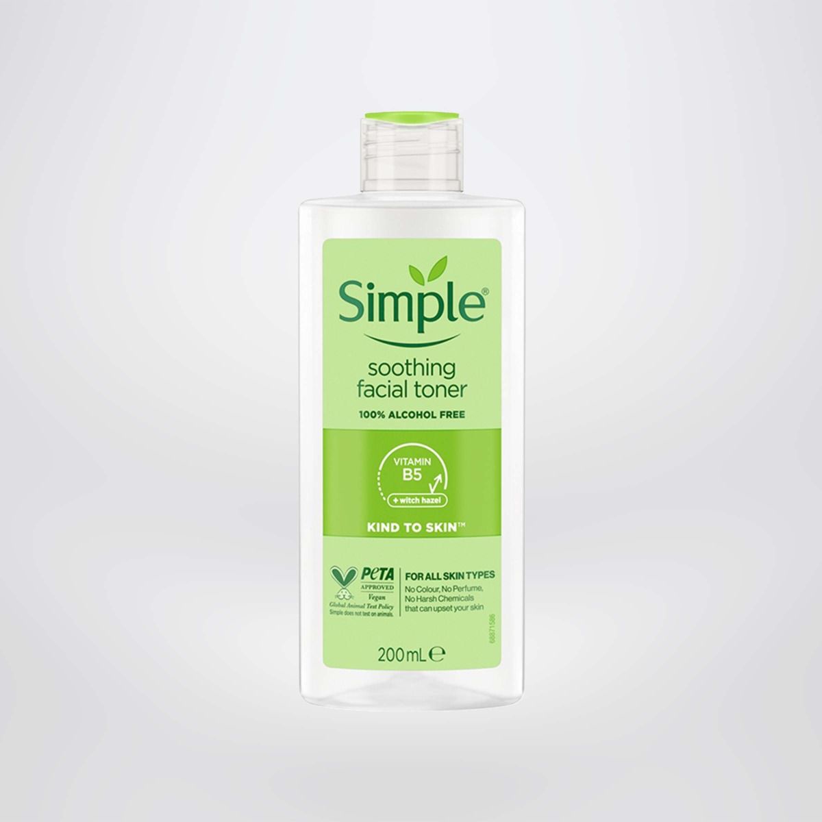 Nước hoa hồng Simple Toner làm dịu và cân bằng độ ẩm cho da - lành tính 200ml