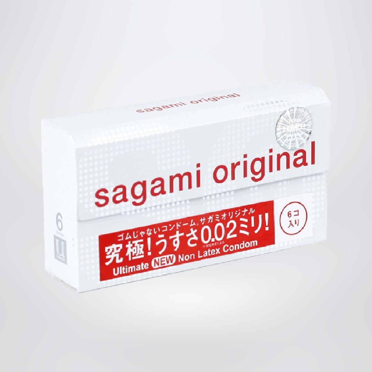 Bao cao su Sagami Original siêu mỏng size lớn 0.02 (Hộp 6 cái)