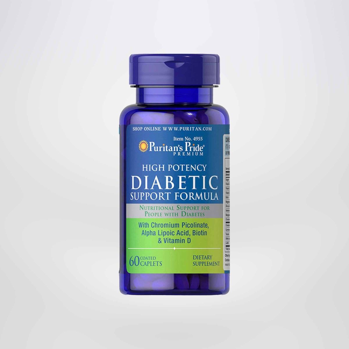  Vitamin cho người tiểu đường Diabetic support của Puritan's Pride, lọ 60 viên