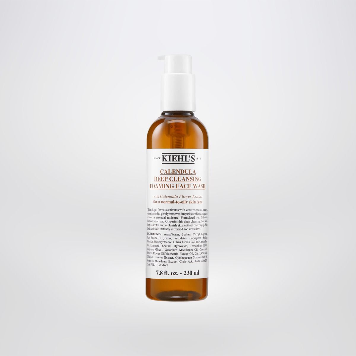 Sữa rửa mặt hoa cúc Kiehl's Calendula Deep Cleansing Foaming Face Wash 230ml
