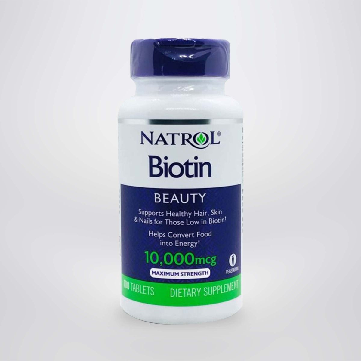 Viên Uống Natrol Biotin Beauty Maximum Strength 10000mcg