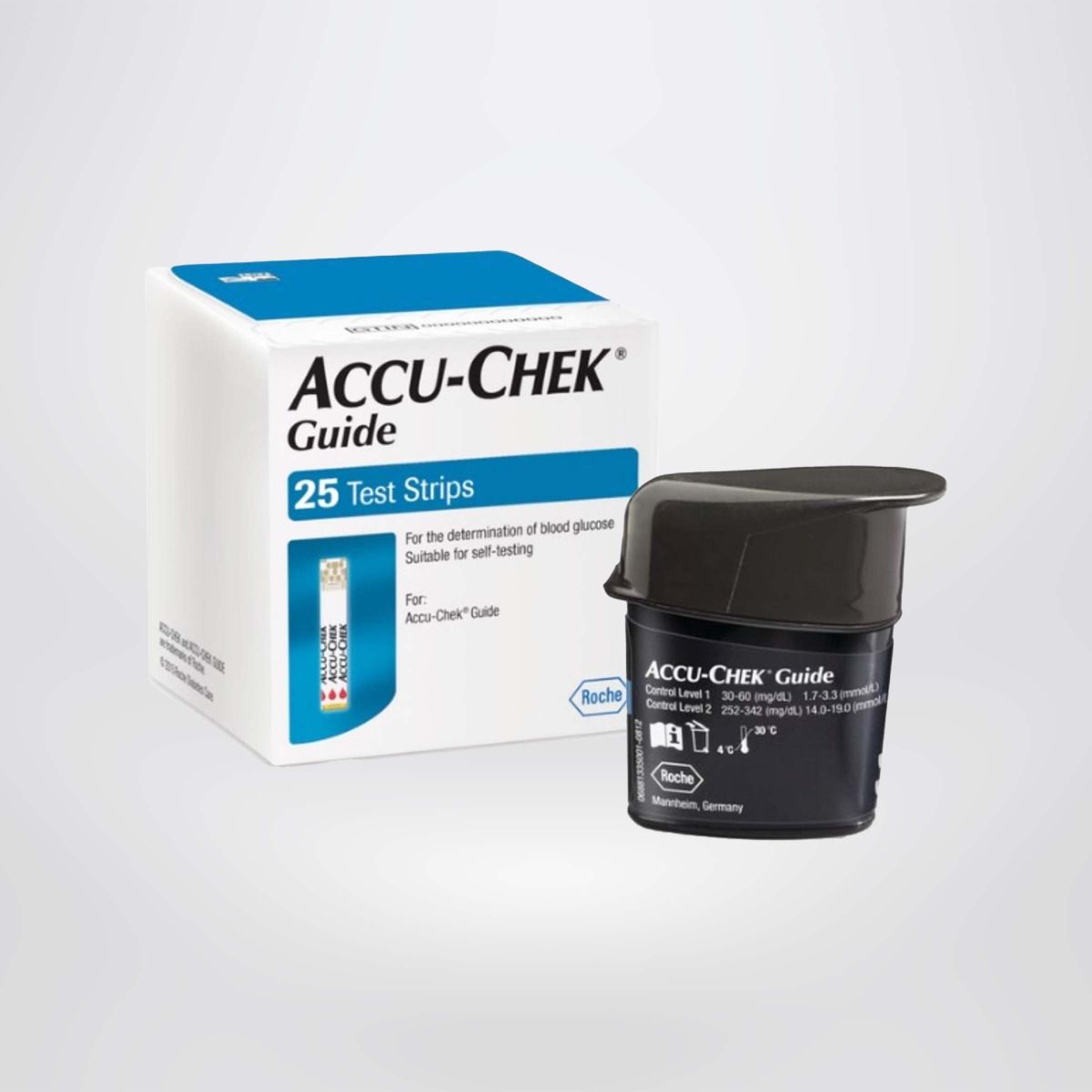 Que thử đường huyết Accu-Chek Guide Hộp 25 que 