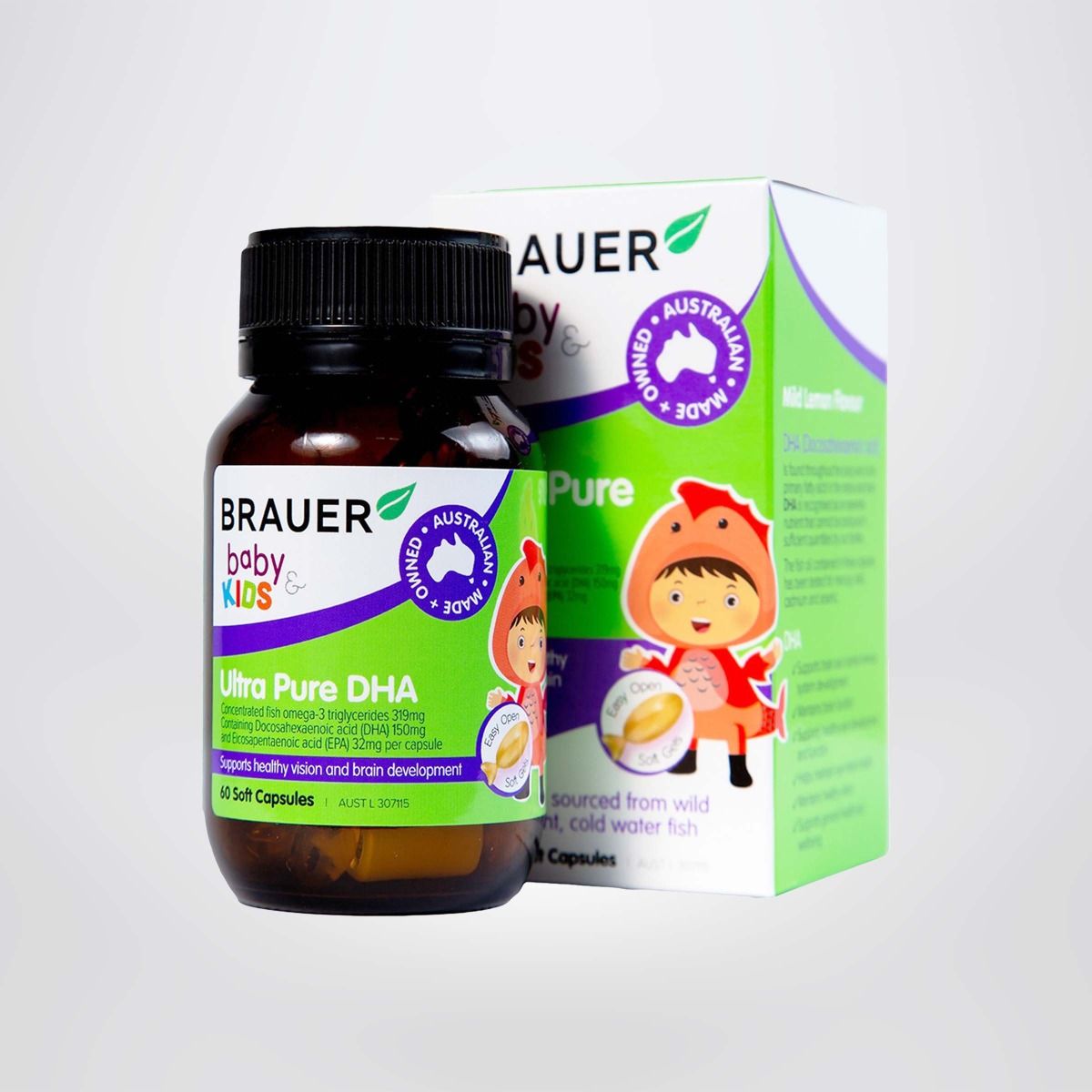 Vitamin Brauer Ultra Pure DHA - Bổ sung DHA tinh khiết cho trẻ từ 7 tháng