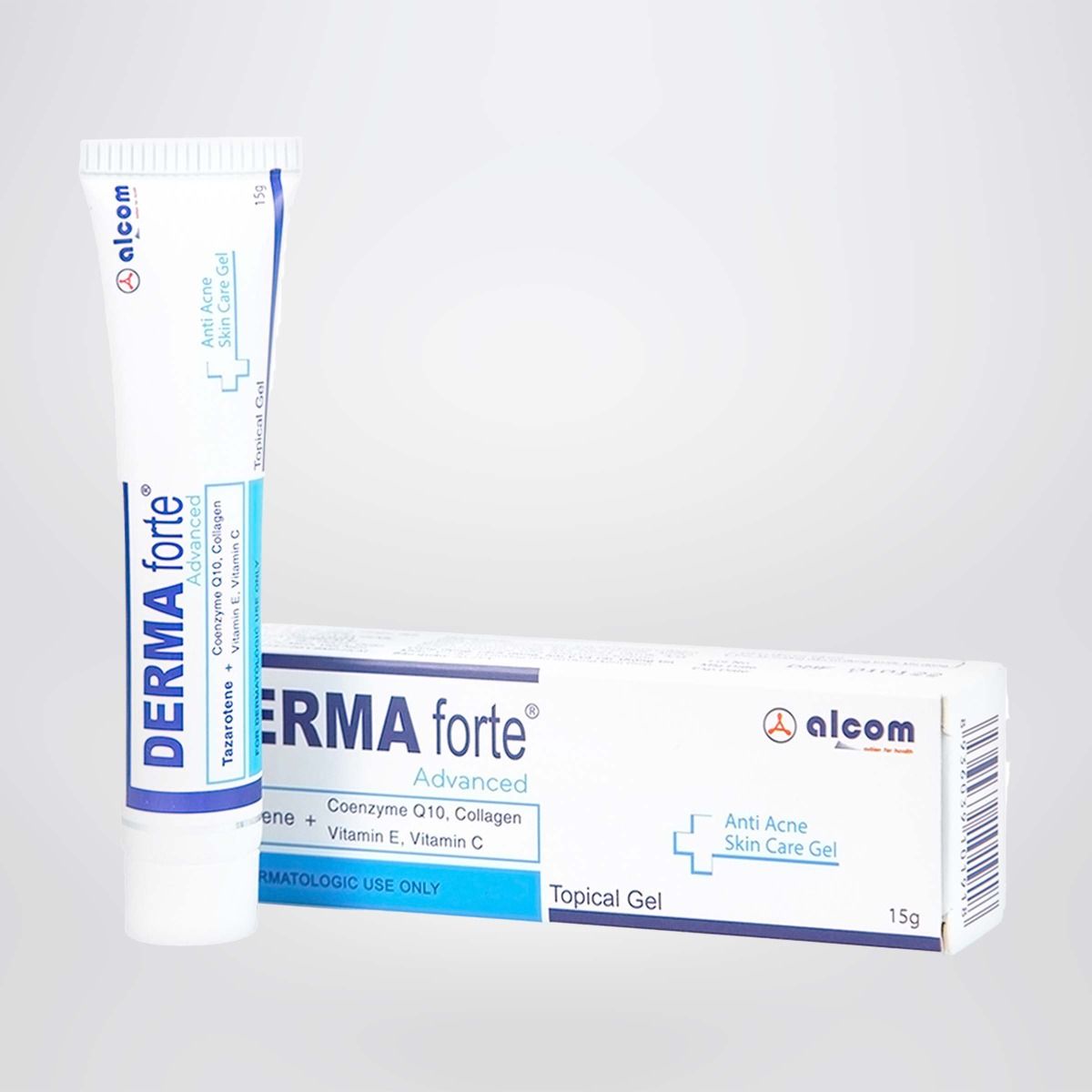 Derma Forte Gel 15g - Advanced, Giúp Giảm Mụn Trứng Cá, Ngừa Thâm, Mờ Sẹo, Dưỡng Da