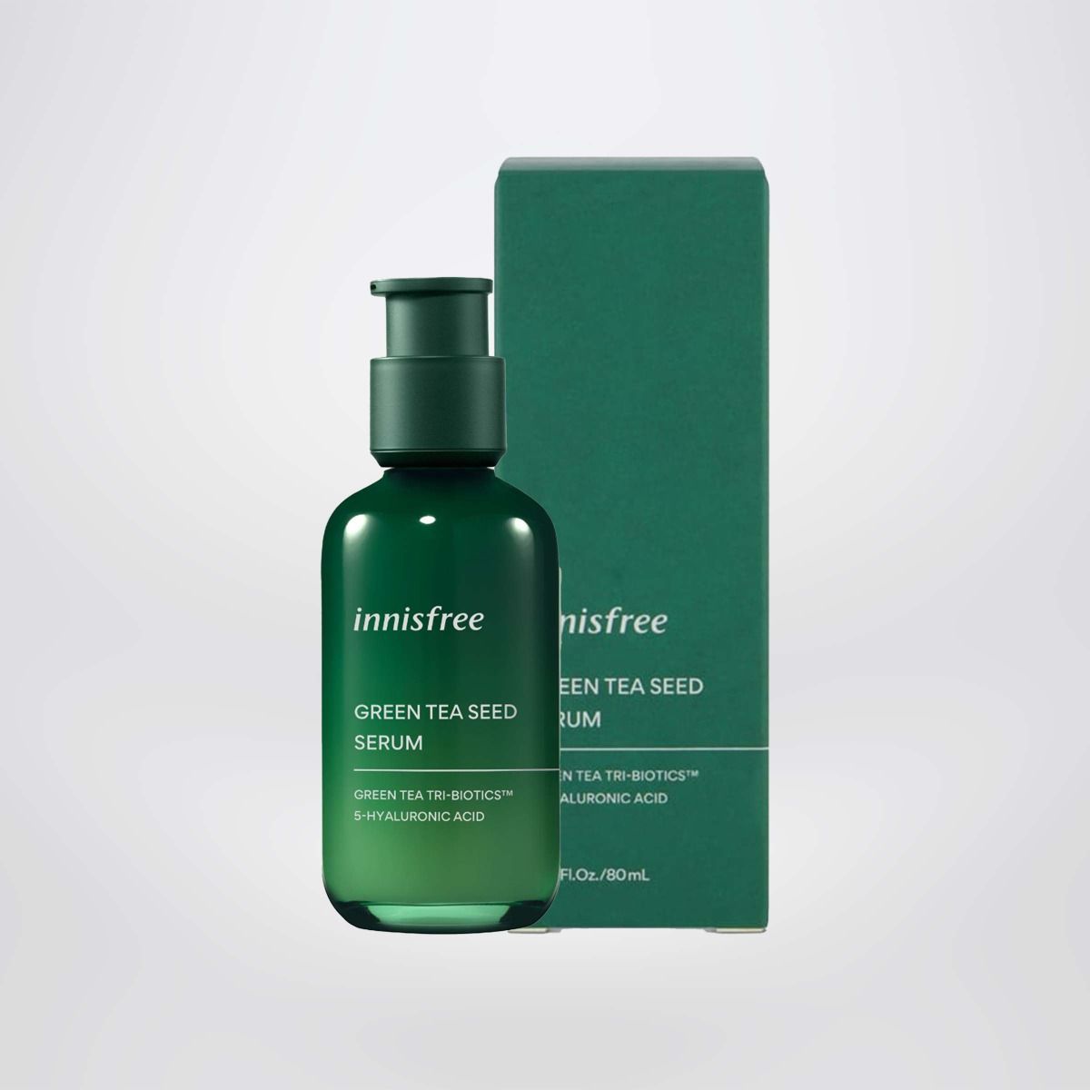 Tinh chất INNISFREE Green Tea Seed Serum dưỡng ấm, làm dịu, cho da căng mọng với trà xanh và 5 loại Hyaluronic Acid 80ml