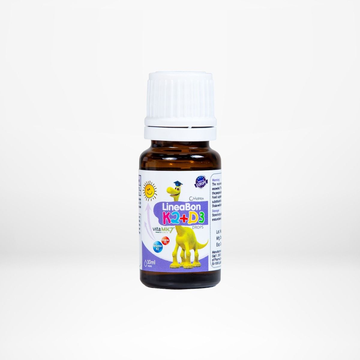 LineaBon Vitamin D3 K2 10ml Vitamin Hấp Thụ Canxi Giúp Tăng Chiều Cao Cho Bé