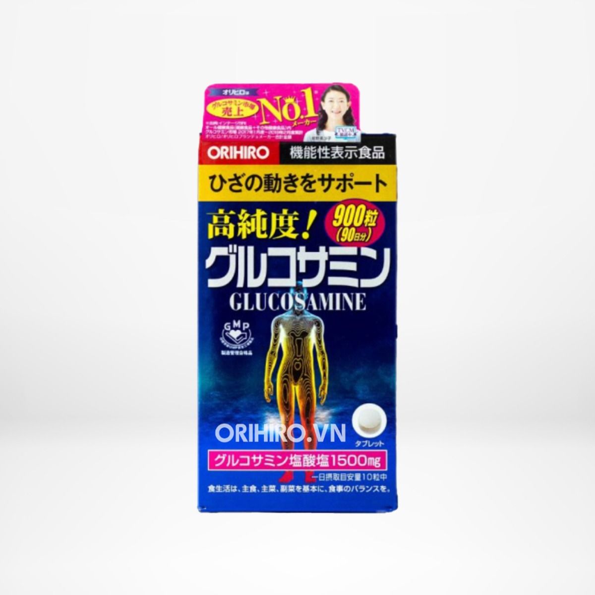 Viên uống bổ sung Glucosamine ORIHIRO Nhật Bản giảm đau xương khớp 900 viên - 950 viên
