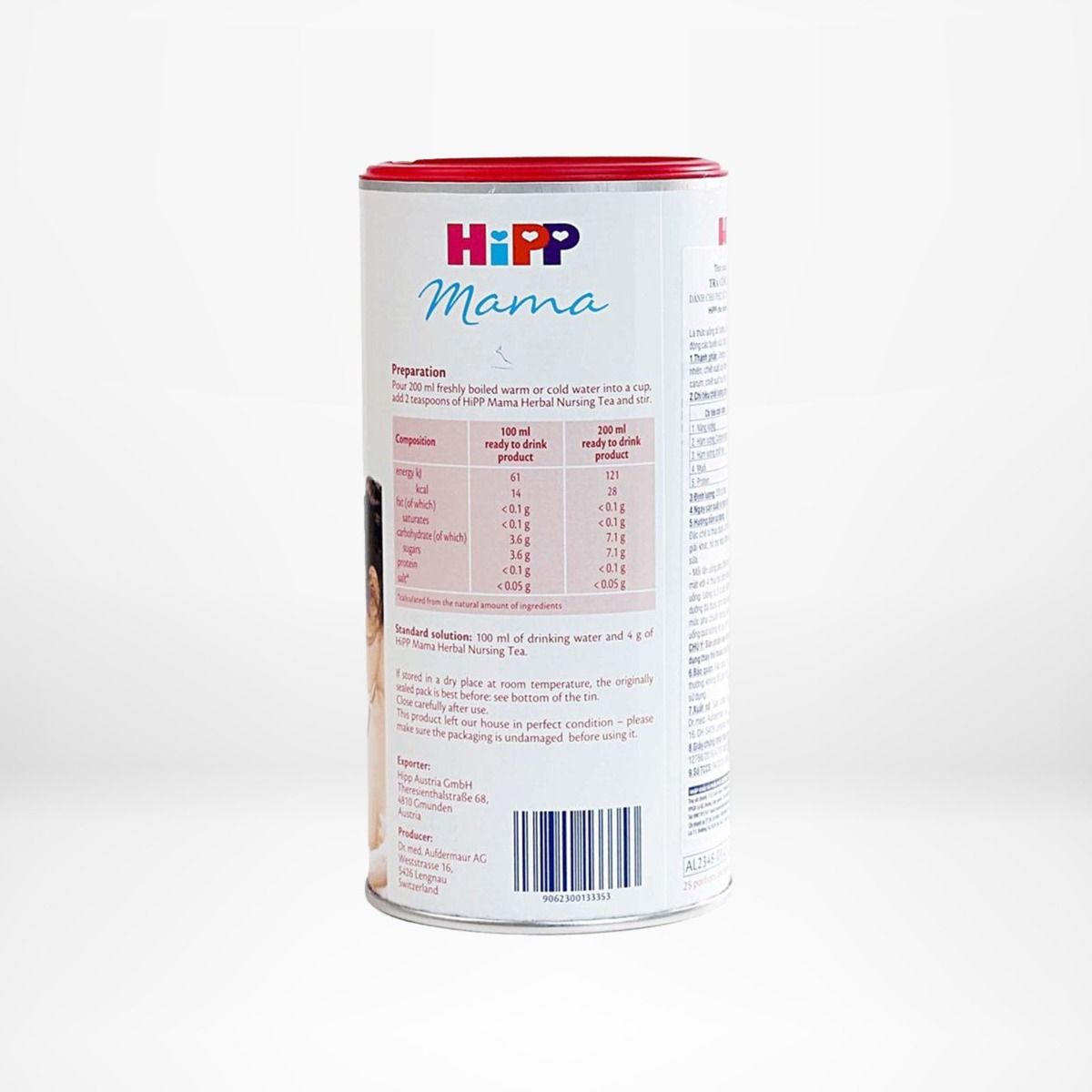 Trà cốm lợi sữa HiPP dành cho phụ nữ cho con bú 200g