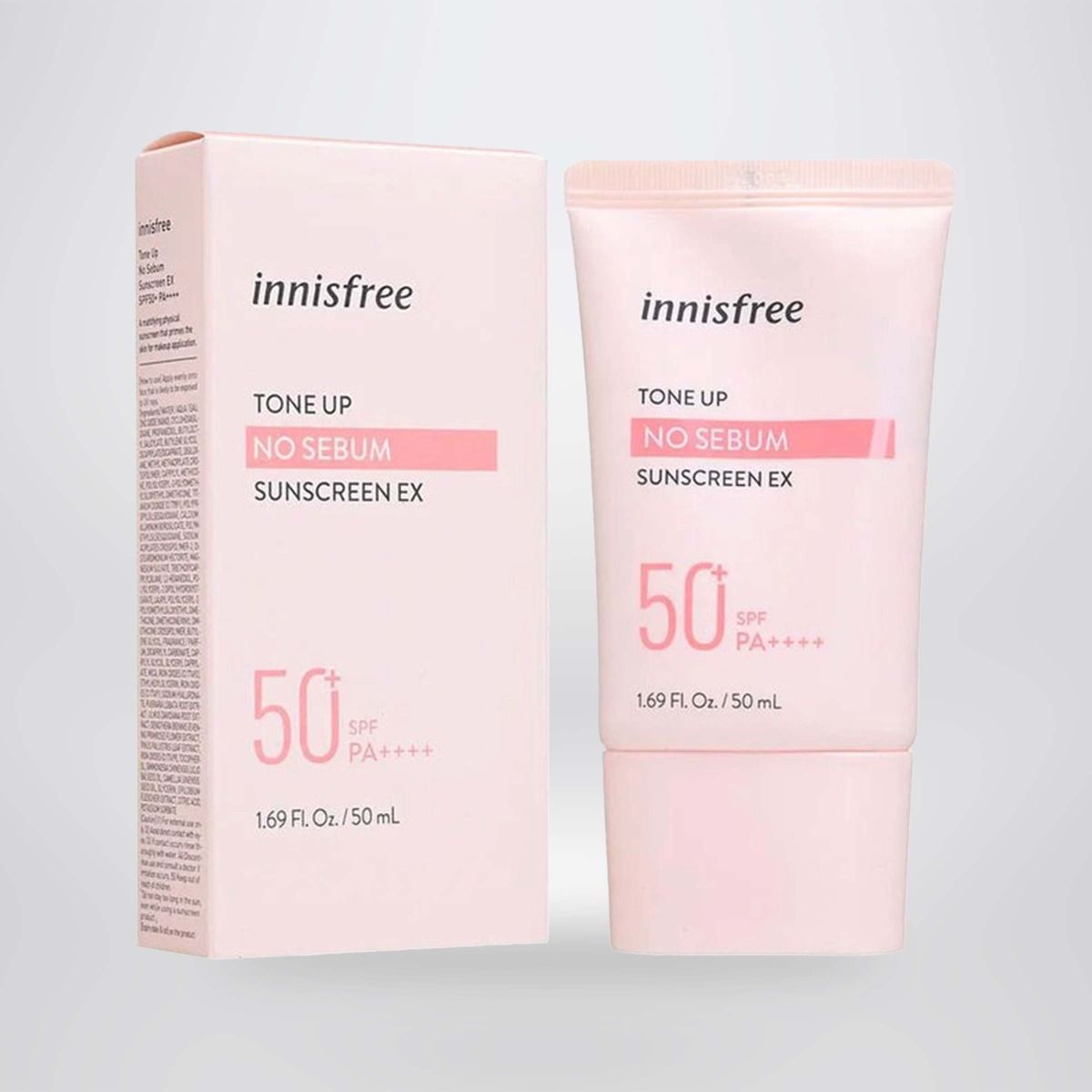 Kem Chống Nắng Nâng Tông Kiềm Dầu Innisfree Tone Up No Sebum Sunscreen EX SPF 50+ PA++++ 50 ml