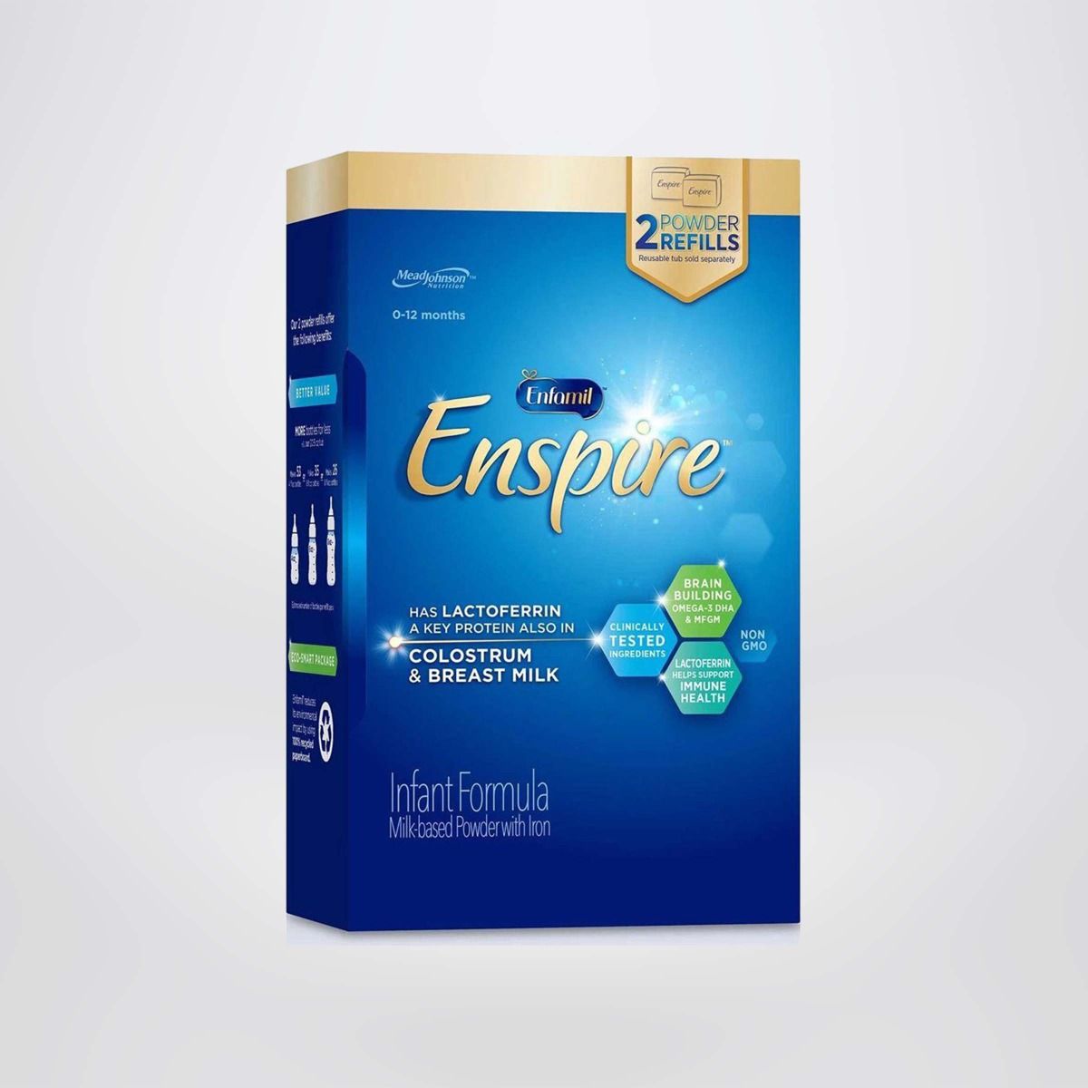 Sữa bột Enfamil Enspire Infant 850g dành cho trẻ 0-12 tháng tuổi