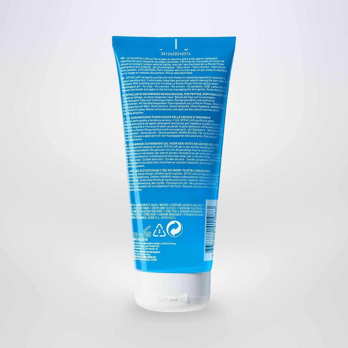 Gel Rửa Mặt Tạo Bọt Làm Sạch Dành Cho Da Dầu Nhạy Cảm La Roche-Posay