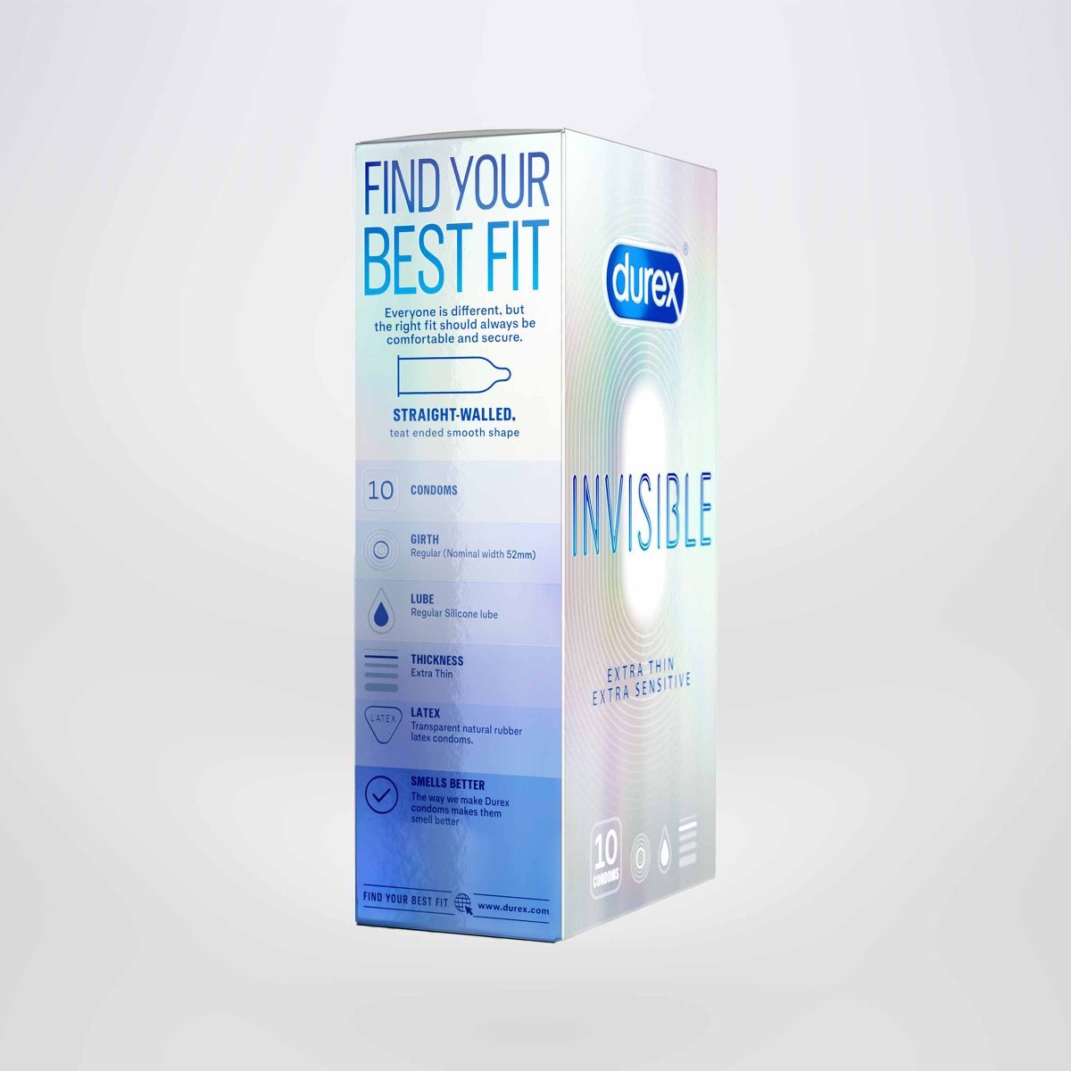 Bao Cao Su Siêu MỏNg Durex Invisible