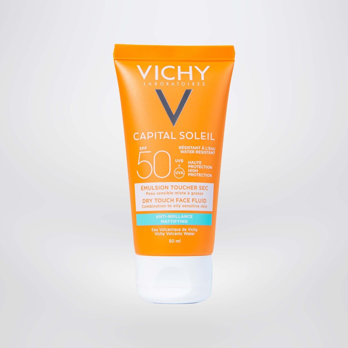 Kem chống nắng không gây nhờn rít Vichy Capital Soleil Dry Touch SPF 50 Chống Tia UVA + UVB 50ml