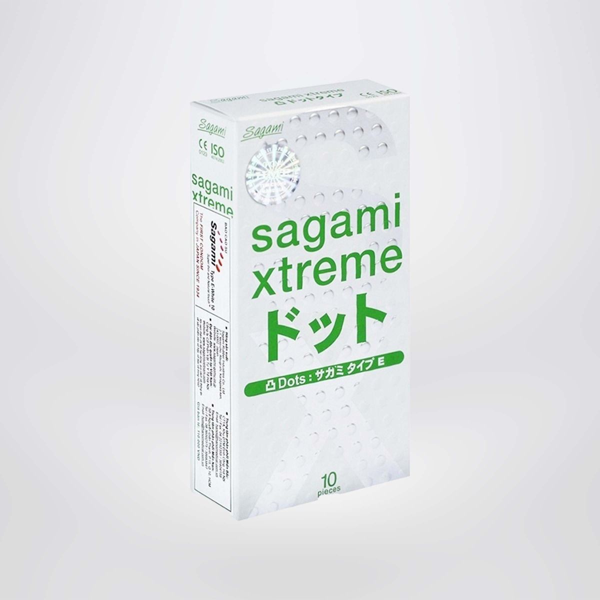 Bao cao su Sagami Xtreme White ( hộp 10 chiếc) - Bao cao su nam có gai nhỏ