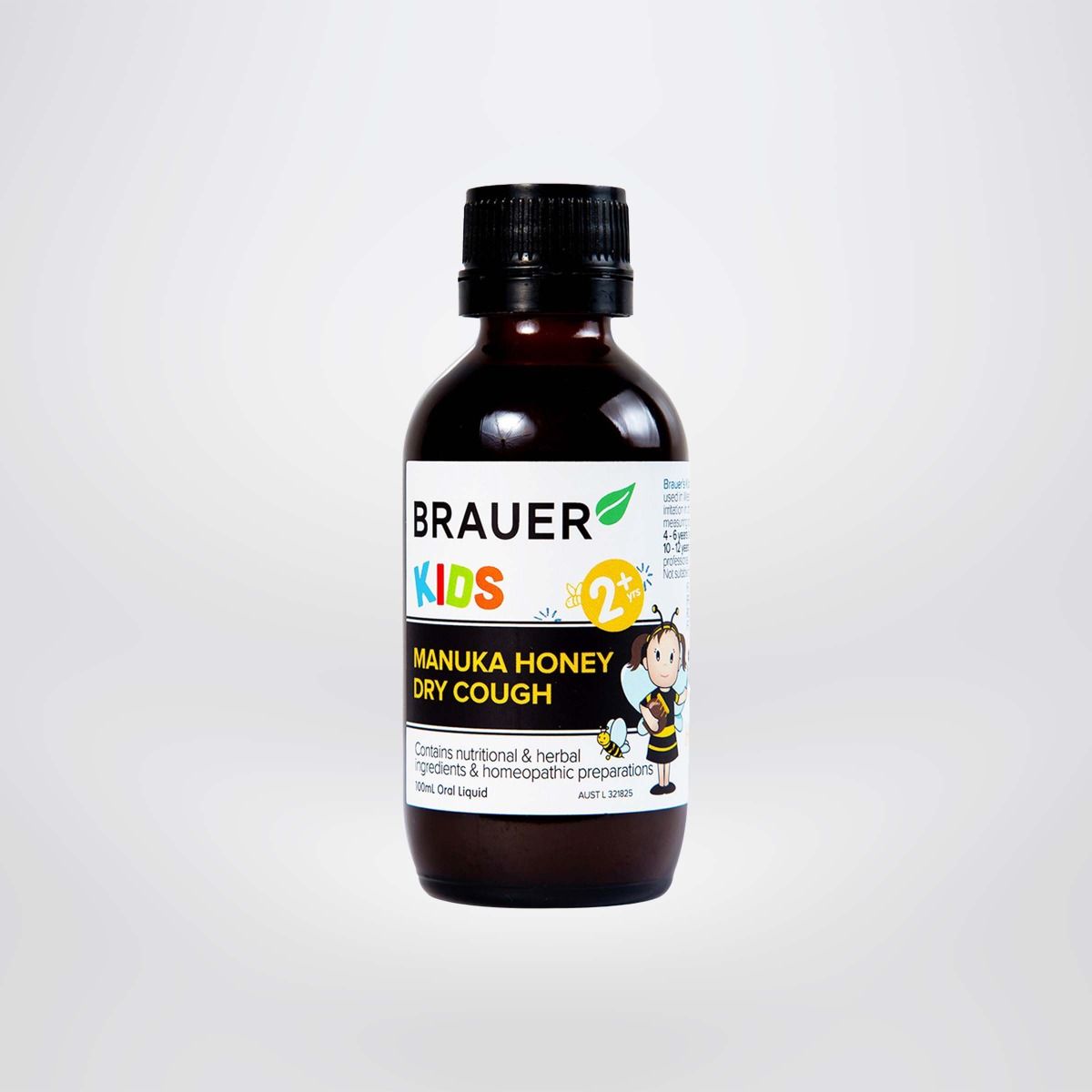 Siro Brauer Manuka Honey Chesty Cough - Giảm Ho Có Đờm cho trẻ từ 2 tuổi 100ml