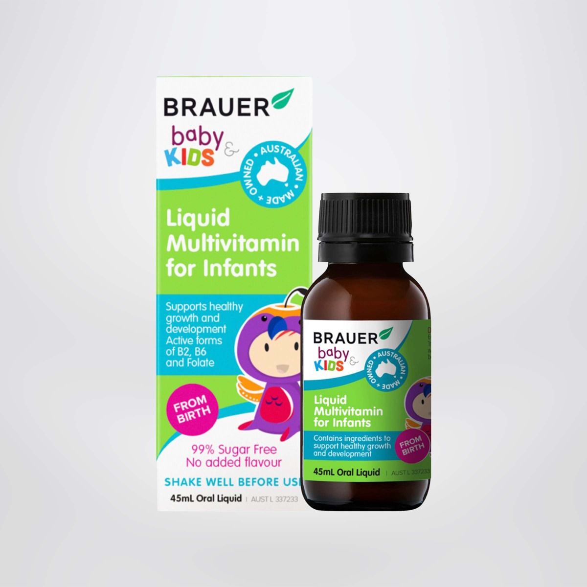 Siro Brauer Liquid Multivitamin for Infants - Vitamin Tổng Hợp cho trẻ sơ sinh 45ml