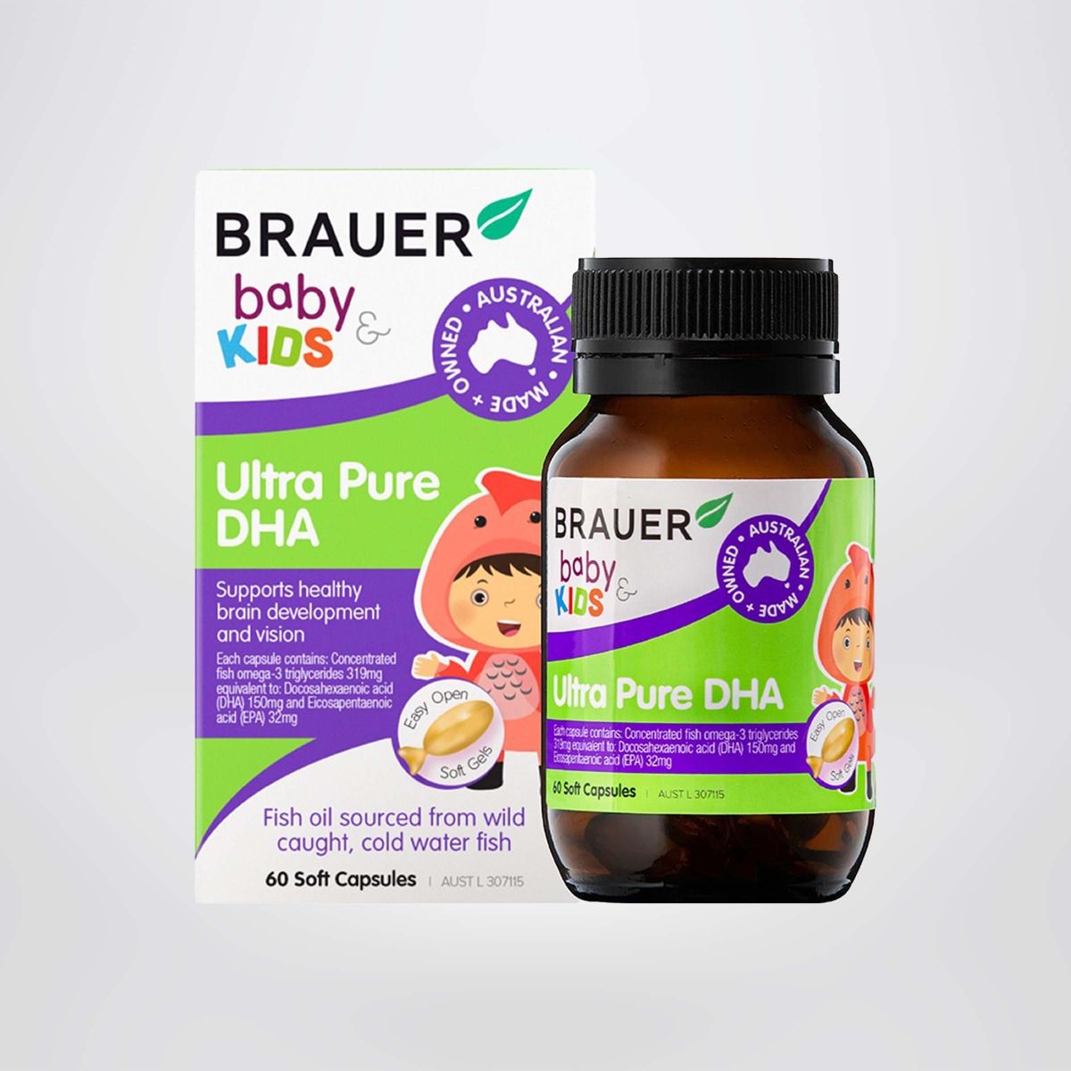 Vitamin Brauer Ultra Pure DHA - Bổ sung DHA tinh khiết cho trẻ từ 7 tháng