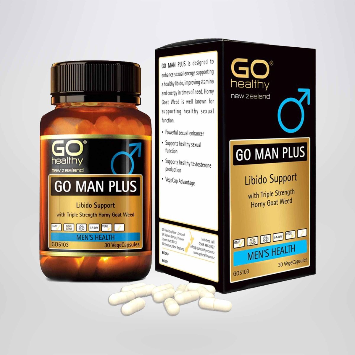 Viên Uống Go Healthy Go Man Plus Tăng Cường Sinh Lý Cải Thiện Tình Trạng Xuất Tinh Sớm