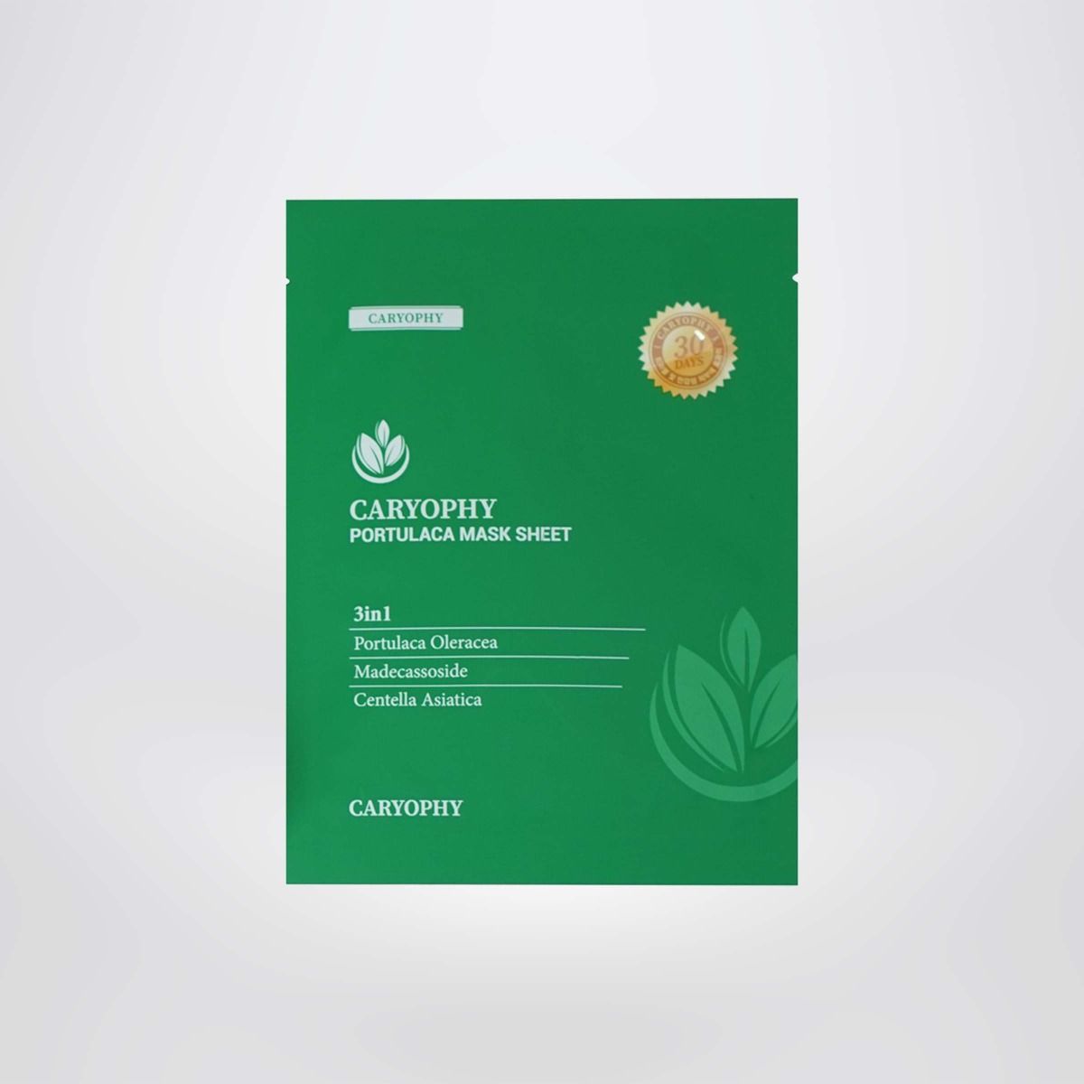 Hộp 10 mặt nạ Caryophy Portulaca Mask Sheet dưỡng ẩm ngừa mụn giảm thâm