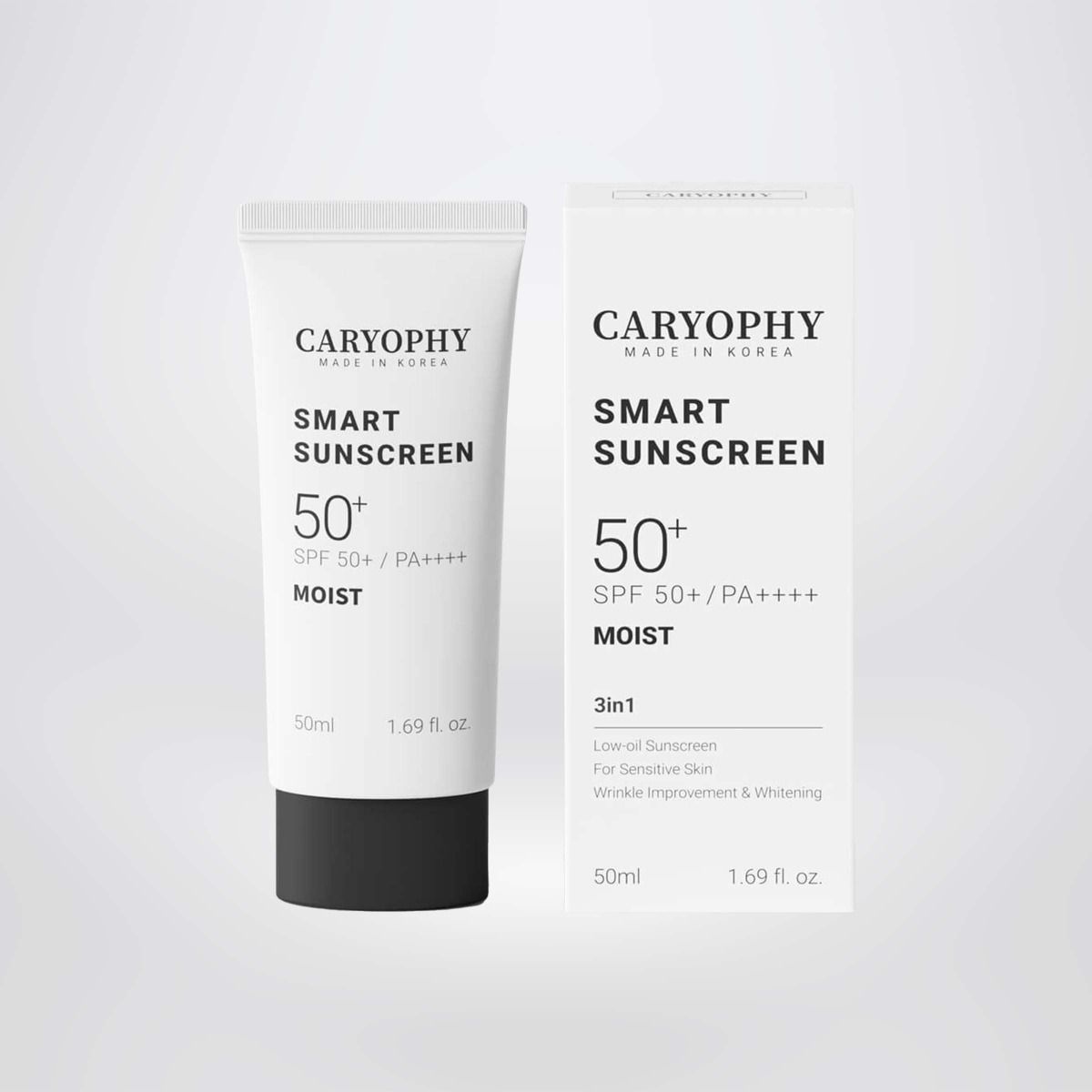 Kem chống nắng dưỡng ẩm ngừa mụn Caryophy Smart Moist Sunscreen 50ml