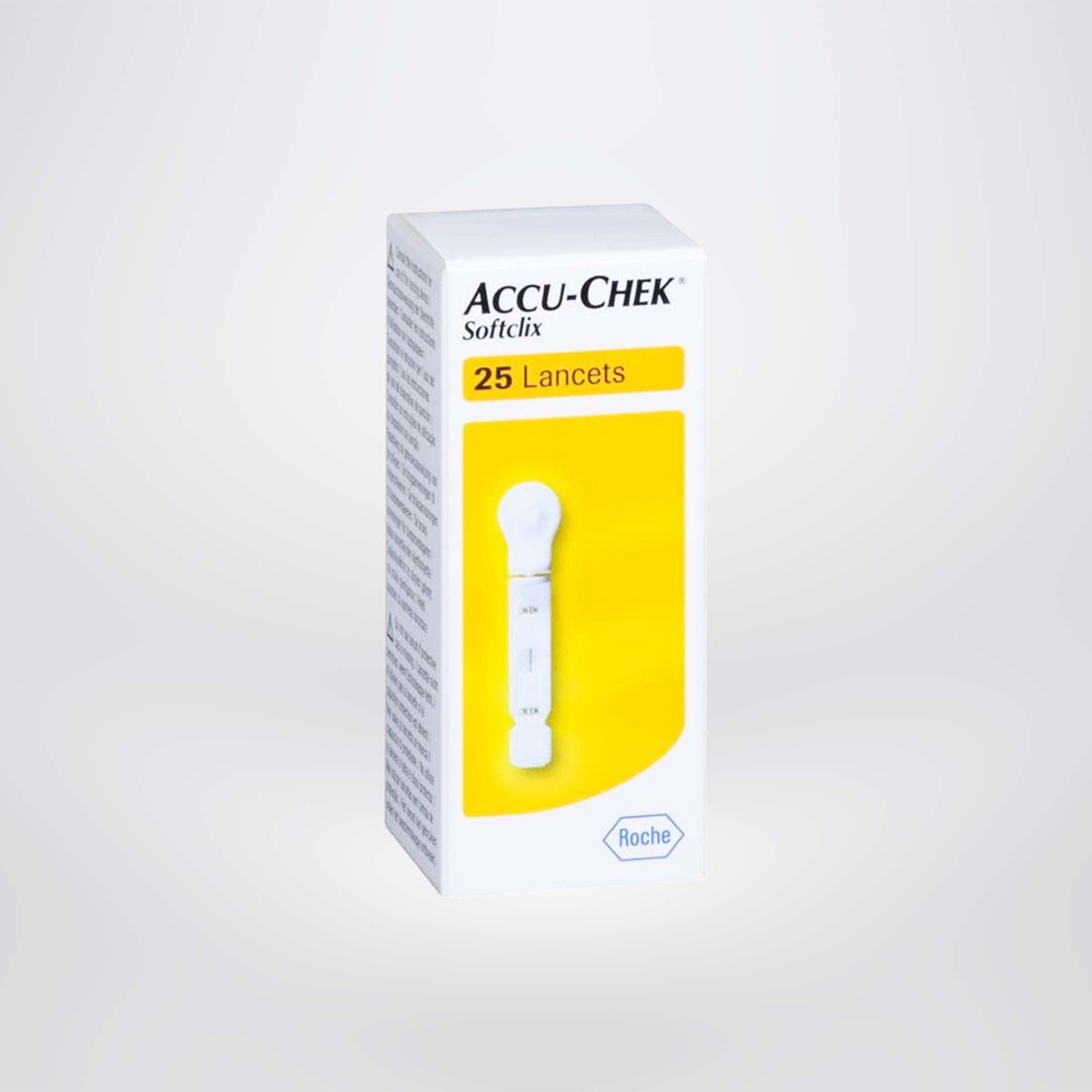 Kim lấy máu đầu dep máy đường huyết Accu-Chek Softclix dùng cho máy đường huyết " Active và Intans " Hộp 25 kim