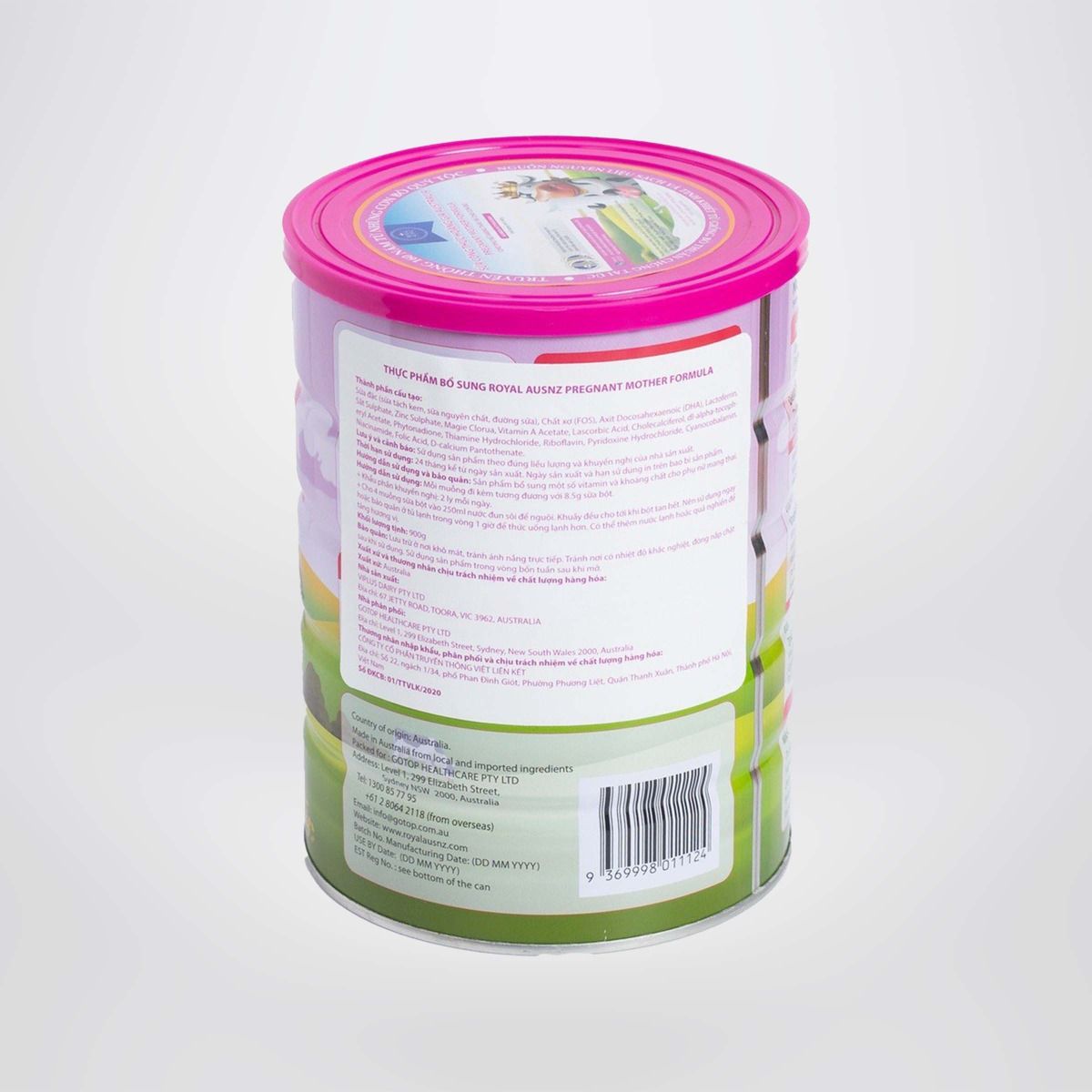 Sữa Bột Hoàng Gia Pregnant Mother Formula Dành Cho Phụ Nữ Mang Thai Royal AUSNZ 900g