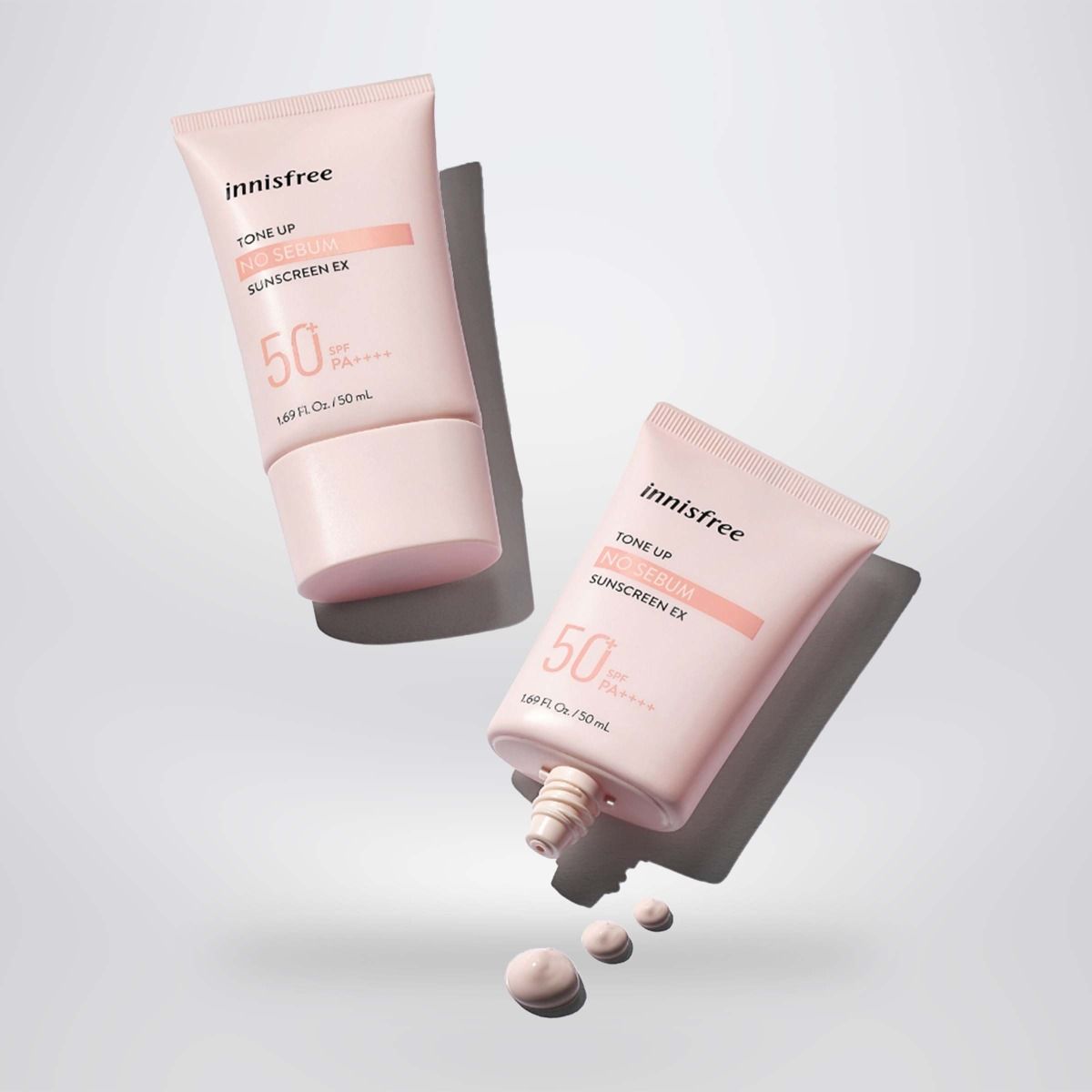 Kem Chống Nắng Nâng Tông Kiềm Dầu Innisfree Tone Up No Sebum Sunscreen EX SPF 50+ PA++++ 50 ml