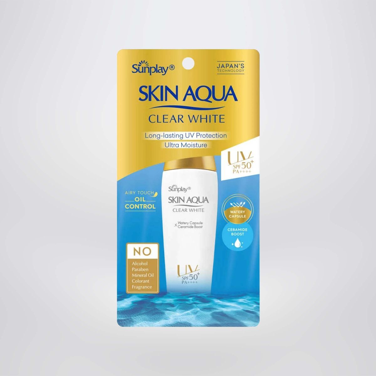 Sữa chống nắng dưỡng trắng cho da dầu Sunplay Skin Aqua Clear White SPF 50+, PA++++ 25g