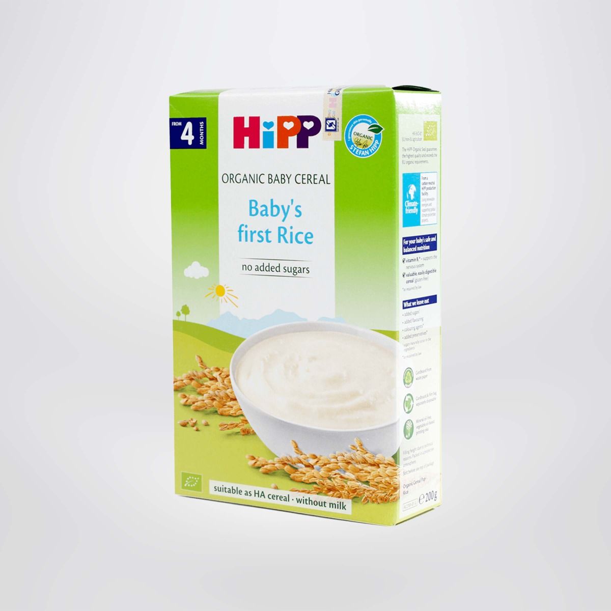 Bột ăn dặm dinh dưỡng Gạo nhũ nhi HiPP Organic 200g