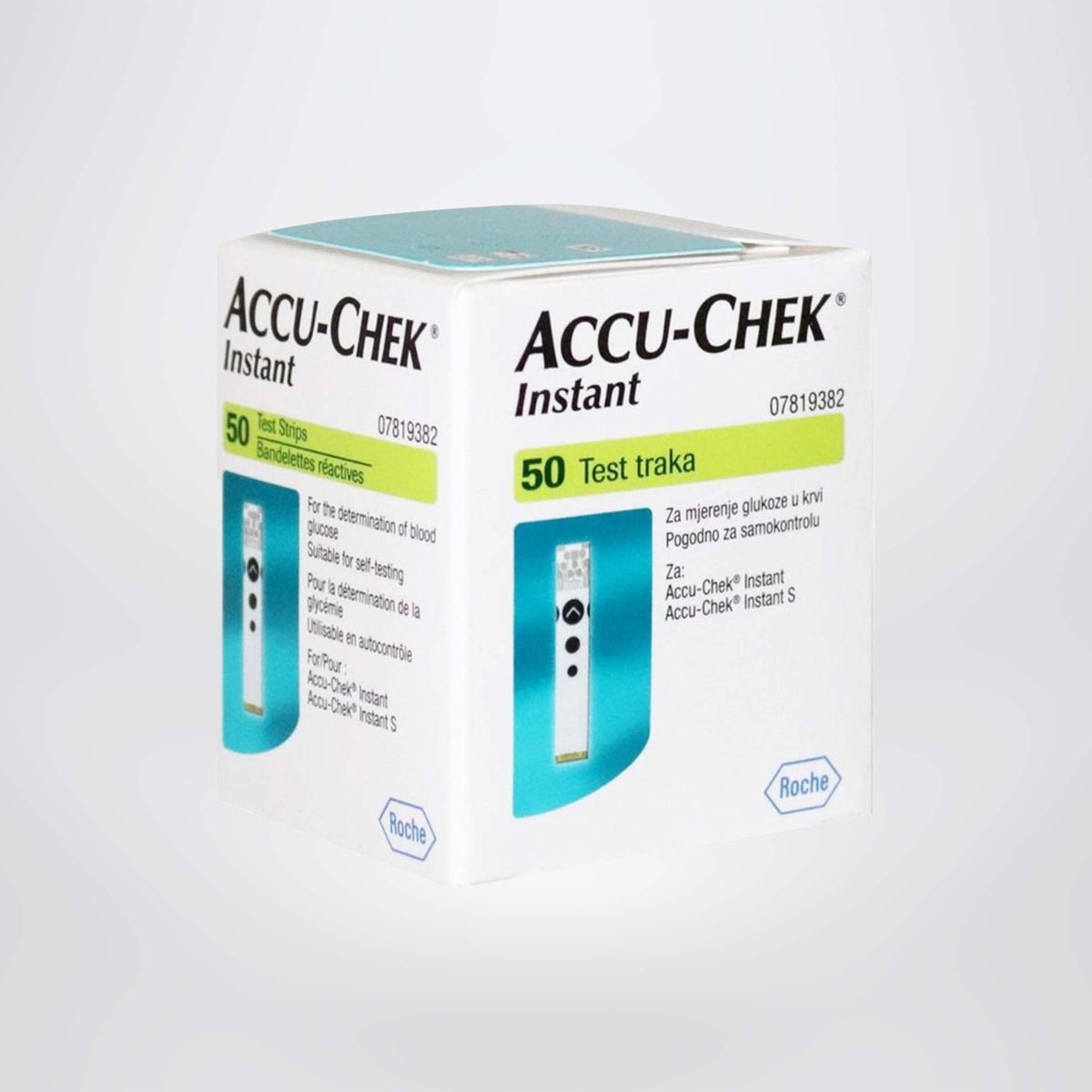 Que thử đường huyết Accu-Chek Instant Hộp 50 que thử