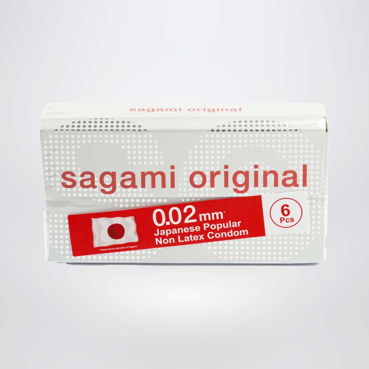 Bao cao su Sagami Original siêu mỏng size lớn 0.02 (Hộp 6 cái)