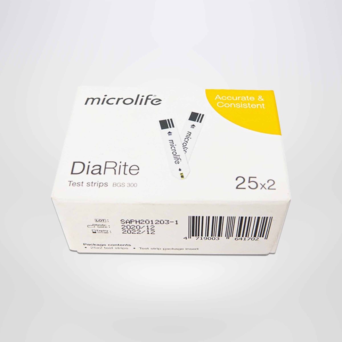 Que Thử Đường Huyết MICROLIFE DiaRite Test (50 que)