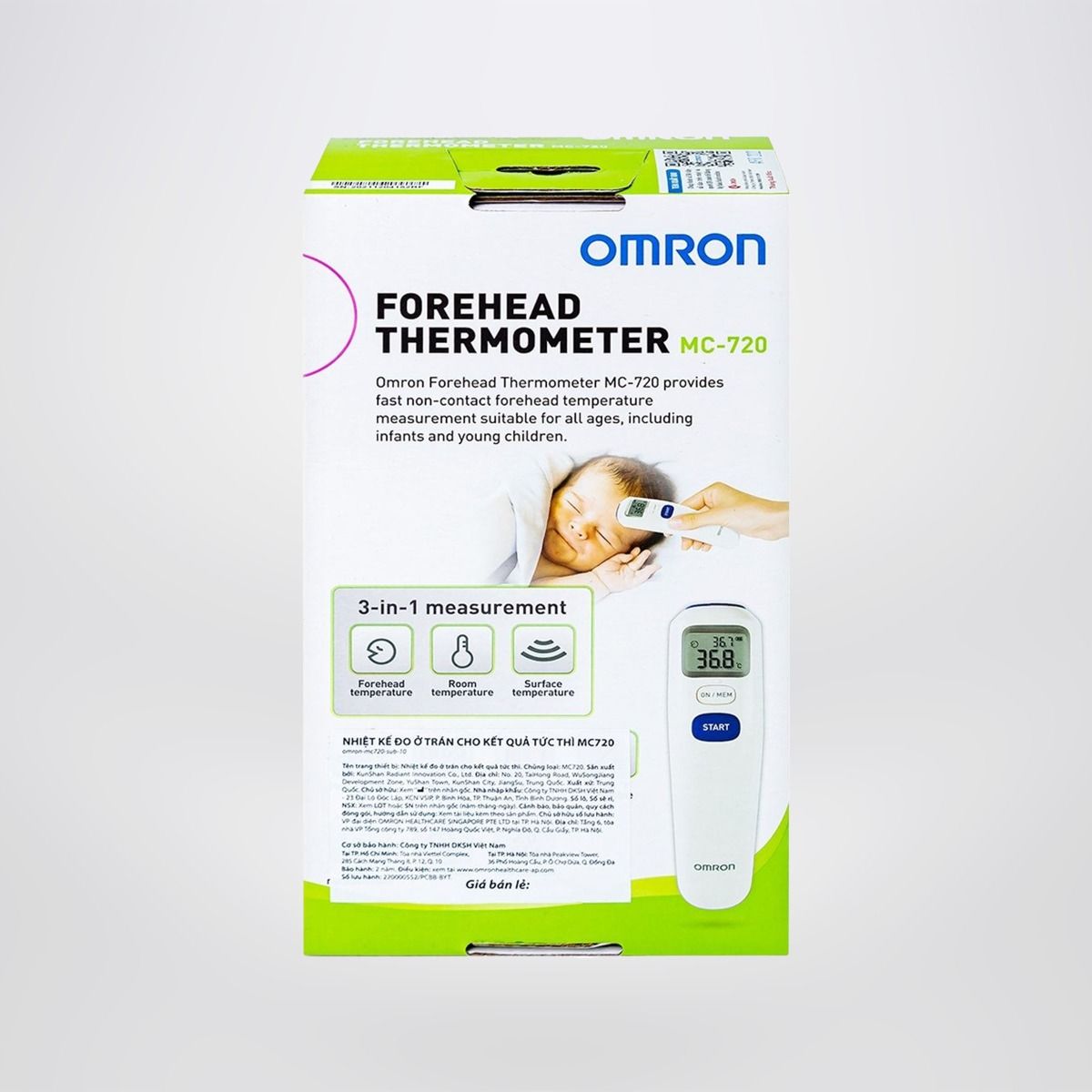 Nhiệt Kế OMRON MC-720 - Đo 3 Trong 1