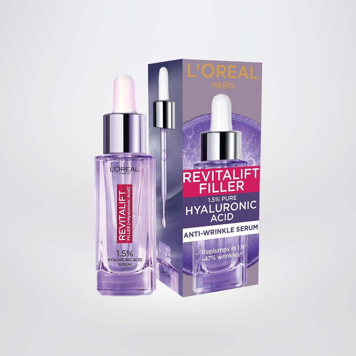 Serum siêu cấp ẩm & giảm nếp nhăn Revitalift Pure Hyaluronic Acid 1.5% 30ml