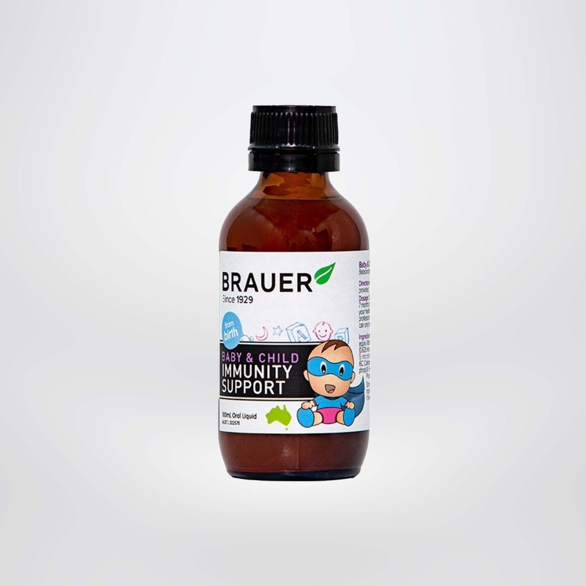 Siro BRAUER Baby & Child Immunity Support - Hỗ trợ Tăng cường Hệ miễn dịch & Đề kháng