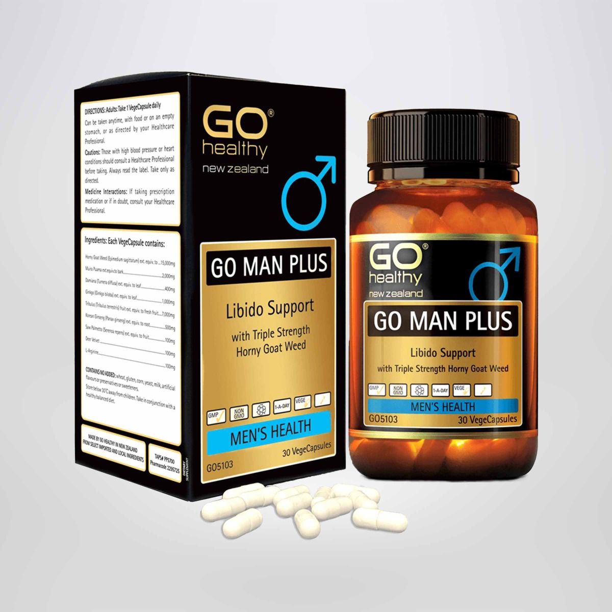 Viên Uống Go Healthy Go Man Plus Tăng Cường Sinh Lý Cải Thiện Tình Trạng Xuất Tinh Sớm