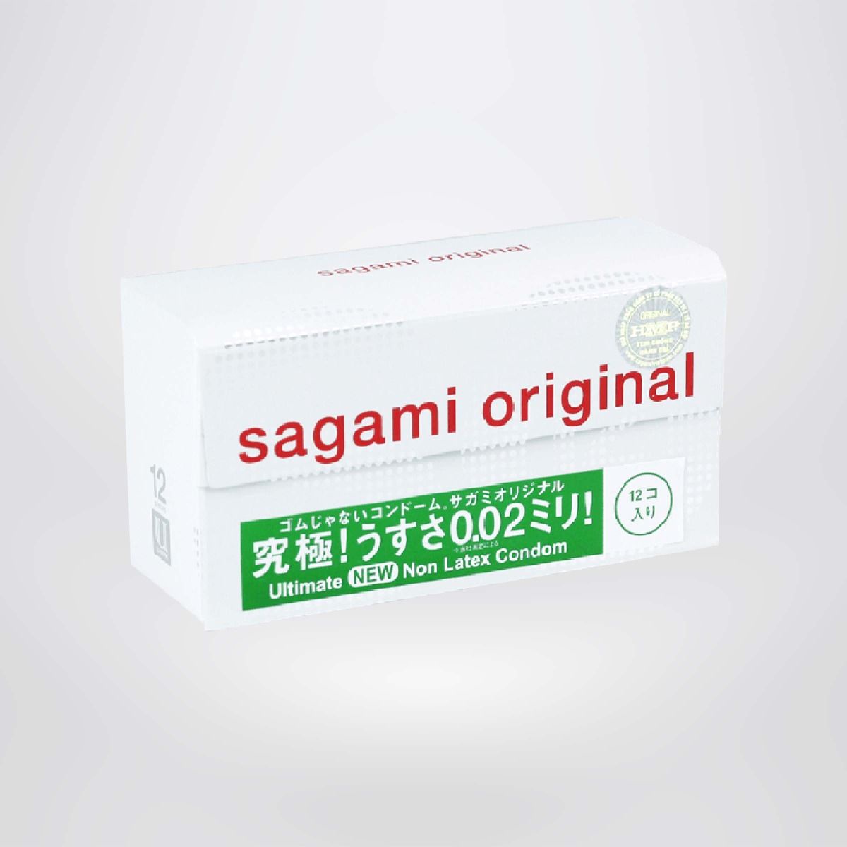 Bao cao su Sagami Original 0.02 (Hộp 12 cái) - bao cao su nam siêu mỏng size lớn siêu mỏng chỉ với 002, Non latex